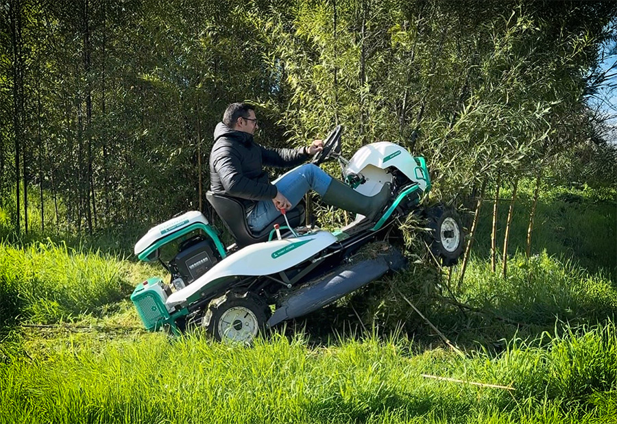 Glebogryzarka Orec podczas przygotowania podłoża pod uprawy